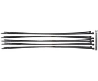 BGS Vázací pásek 8,0 x 700 mm, černý, 10 ks