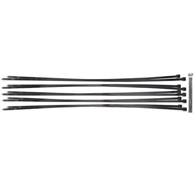 BGS Vázací pásek 8,0 x 700 mm, černý, 10 ks