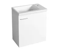 AQUALINE ZORAN keramické umývátko nábytkové 45x27,5cm, bílá (3)