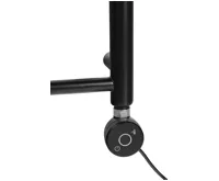 BRUCKNER WICHER topná tyč s termostatem, 400 W, černá mat BRUCKNER WICHER topná tyč s termostatem, 400 W, černá mat