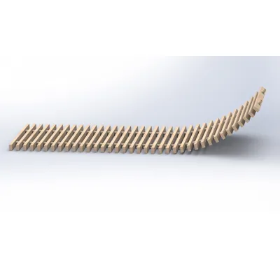 BOKI PML mřížka 180mm /2150mm, Buk (olej) - elox světný bronz