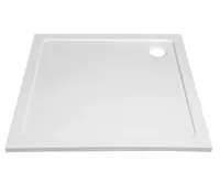 AQUALINE TECMI sprchová vanička z litého mramoru, čtverec 70x70cm, bílá (5)