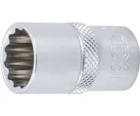 BGS Hlavice nástrčné 1/2", 12ti hranné, palcové, 10 dílů (5)