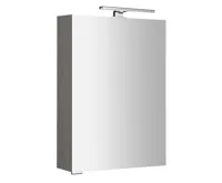 SAPHO MIRRÓ galerka s LED osvětlením, 50x70x16cm, levá/pravá, dub stříbrný