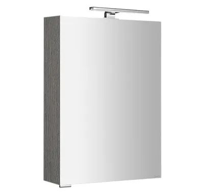 SAPHO MIRRÓ galerka s LED osvětlením, 50x70x16cm, levá/pravá, dub stříbrný