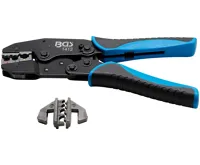 BGS Kleště konektorové ráčnové 0,5-10,0 mm2 pro isol. a neisol. konektory,vým. čelisti BGS Kleště konektorové ráčnové 0,5-10,0 mm2 pro isol. a neisol. konektory,vým. čelisti