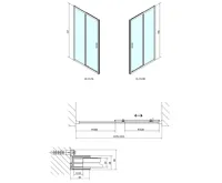 POLYSAN EASY sprchové dveře 1500mm, čiré sklo (8)