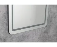 AQUALINE SALICA zrcadlo s LED osvětlením 60x80cm, dotykový senzor, stmívatelné (7)