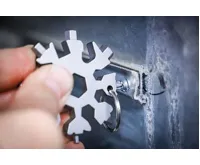 BGS Multifunkční nástroj, sněhová vločka, 18 v 1, nerezová ocel (3)