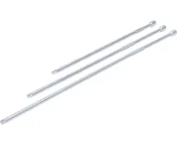 BGS Sada prodloužení, 6,3 mm (1/4&quot;), 300 / 380 / 450 mm, 3dílná