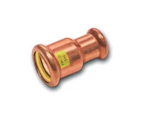 CU lisovací nátrubek redukovaný 9240 - 35 x 28 - pro topení i rozvod plynu F/F