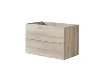 Aira desk, koupelnová skříňka, dub, 2 zásuvky, 810x530x460 mm