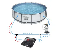 Clean Pool 70603 Solární ohřev bazénové vody pyramidový (2)