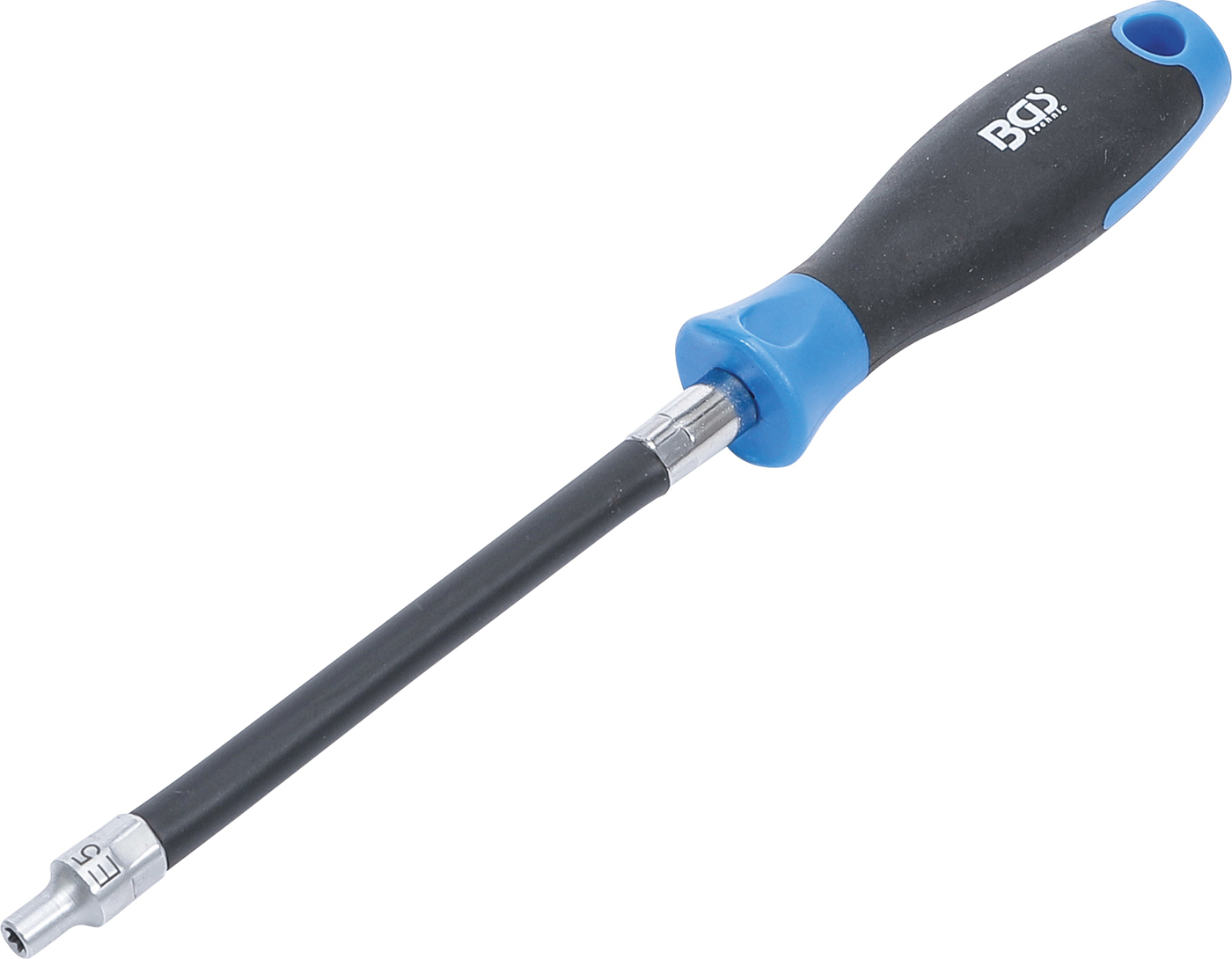 Bgs ohebný šroubovák s kulatou rukojetí, e-profil e 5, délka čepele 150 mm