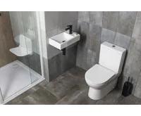 SAPHO MINOS keramické umývátko, 45x26cm, baterie vpravo, bílá (4)