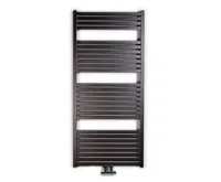 Koupelnový radiátor Thermal KH-SP 600/1330 středové připojení, černý mat