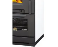 PLAMEN Sporák na tuhá paliva CALOREX 100 - bílý (3)