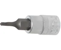 BGS Hlavice zástrčná 1/4" pro T-profil T 8, s vrtáním, zatíž. do 2 kg BGS Hlavice zástrčná 1/4" pro T-profil T 8, s vrtáním, zatíž. do 2 kg