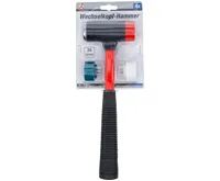 BGS Sada kladiva s výměnnou hlavou,  sklolaminátová násada,  O 38 mm (6)