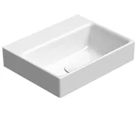 GSI NUBES keramické umývátko 40x32cm, bez otvoru, bílá ExtraGlaze