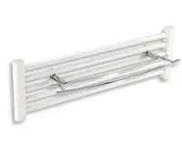 NOVASERVIS Dvojitý držák na otopný žebřík 600 mm Metalia 2 chrom - 6225/1,0