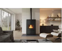 HS Flamingo Krbová kamna AQUAFLAM ® 25 s výměníkem - černá, základní regulace (13)