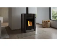 HS Flamingo Krbová kamna AQUAFLAM VARIO ® LEND 11kW šedá (teplovzdušná verze) (16)