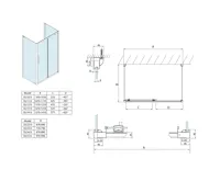 POLYSAN LUCIS LINE třístěnný sprchový kout 1100x700x700mm L/P varianta (11)