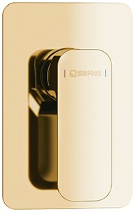 SAPHO SPY podomítková sprchová baterie, 1 výstup, zlato