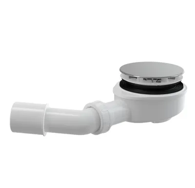 ALCAPLAST Sifon vaničkový, snížený, pro otvor 90 mm, DN 50, plast, chrom-lesk A491CR