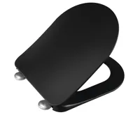 CREAVIT PAULA WC sedátko, SLIM, Soft Close, černá mat