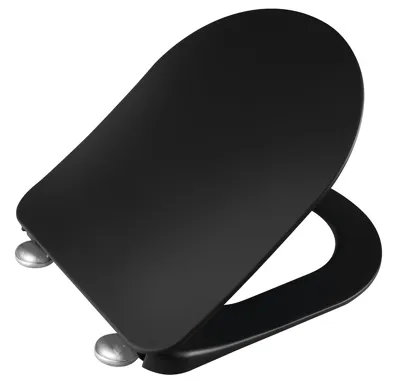 CREAVIT PAULA WC sedátko, SLIM, Soft Close, černá mat