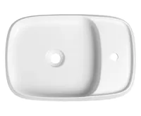 SAPHO AVENTIN keramické umyvadlo na desku, 60x40cm, bílá (4)