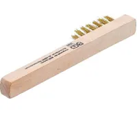 BGS Kartáč drátěný 140 mm, na čištění kontaktů, mosazný (2)