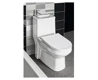AQUALINE HYGIE WC kombi s umývátkem, spodní/zadní odpad, bílá (1)