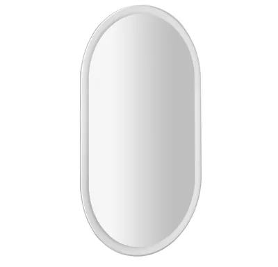 SAPHO PARGA oválné zrcadlo s LED osvětlením 60x100cm