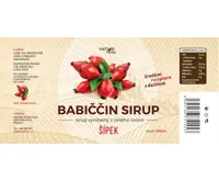 Nature NoTea s.r.o. Babiččin sirup - Šípek 0.5l (1)
