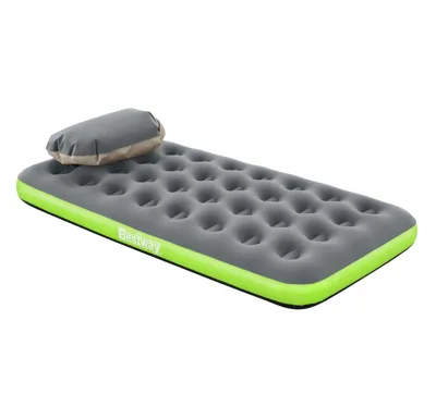 Bestway Air Bed Roll Relax Twin jednolůžko zelená 99 x 188 x 22 cm 67619