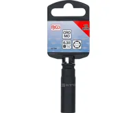 BGS Silová nástrčná hlavice, šestihranná, prodloužená,  6,3 mm (1/4"),  10 mm (1)