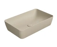 GSI NUBES keramické umyvadlo na desku 60x38cm, creta mat GSI NUBES keramické umyvadlo na desku 60x38cm, creta mat