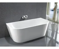 AQUALINE TAJO nástěnná stojící vana, 170x80cm, bílá (5)