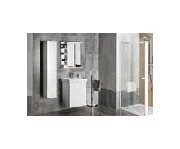 AQUALINE ZOJA umyvadlová skříňka 50,5x63x37,1cm, bílá (1)