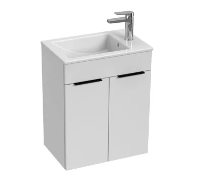 JIKA CUBE Skříňka s 2 dveřmi včetně umyvadla 50 x 34 cm 453641 Bílá