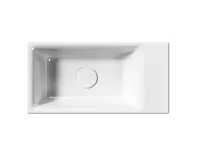 GSI NUBES keramické umývátko 50x25cm, broušená spodní hrana, bez otvoru, pravé/levé, bílá ExtraGlaze (4)