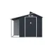 Zahradní domek HERA Z-A s přístřeškem 3,78 m2 antracit IWH-10230008 Zahradní domek HERA Z-A s přístřeškem 3,78 m2 antracit IWH-10230008