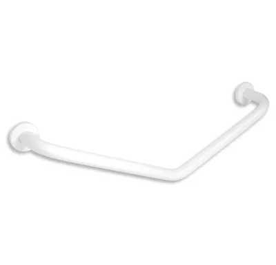 NOVASERVIS Úhlové držadlo s krytkami 400x400mm bílé - R66404,11