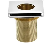 SAPHO Sprchová průchodka na okraj vany vanu hranatá, chrom SAPHO Sprchová průchodka na okraj vany vanu hranatá, chrom