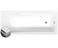 POLYSAN LISA SLIM obdélníková vana 160x70x47cm, bílá POLYSAN LISA SLIM obdélníková vana 160x70x47cm, bílá