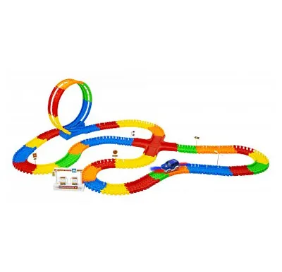 Kids World Svítící autodráha MAXI RACE 282 ks CHP5061
