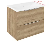 SAPHO CIRASA umyvadlová skříňka 58x54x39cm, dub alabama